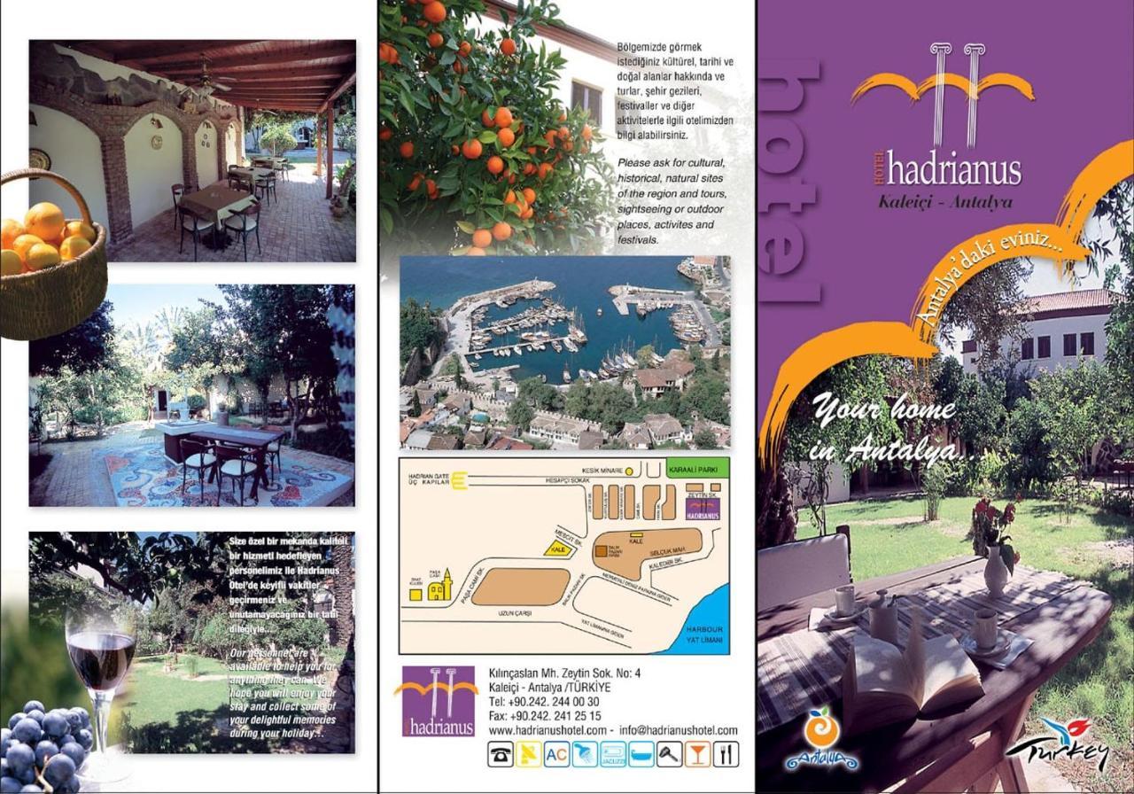 Hadrianus Pansion Hotel Antalya Exterior photo
